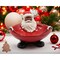 African American Santa Claus Ceramic Candy Bowl, Home Decor Decoration Room